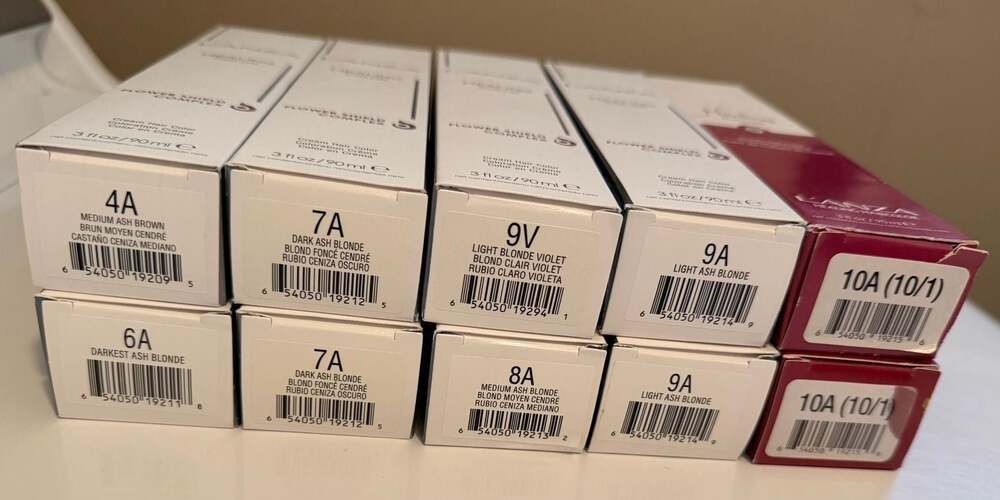 Lot of 10 L'ANZA Healing Color Cream Hair Color 3oz Assorted Shades